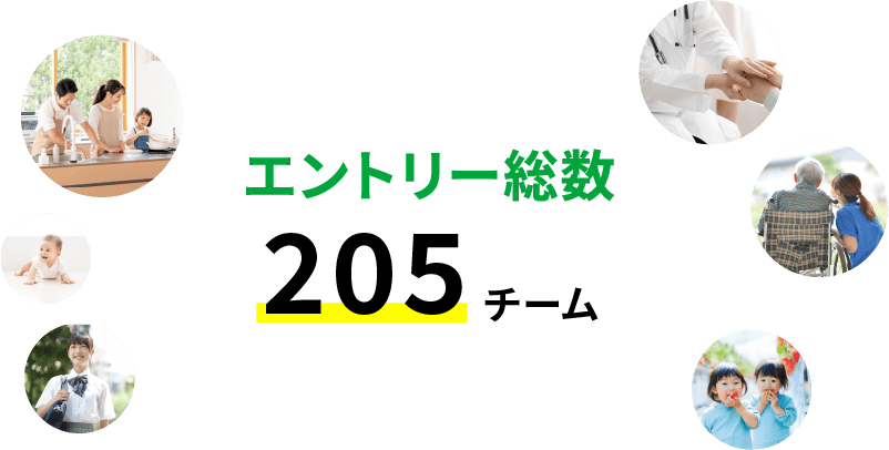 エントリー総数 205チーム