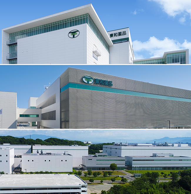 大阪・岡山・山形の3工場