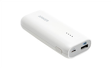 Anker Astro E1 アンカー モバイルバッテリー5200mAh white＊mobileLite用